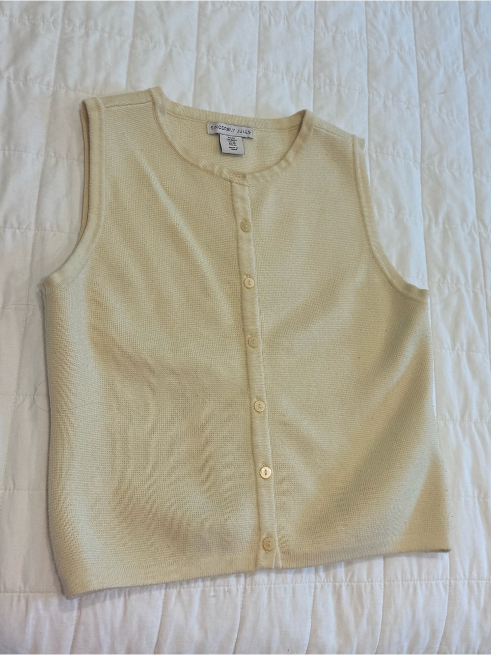 Sincerely Jules sweater tank